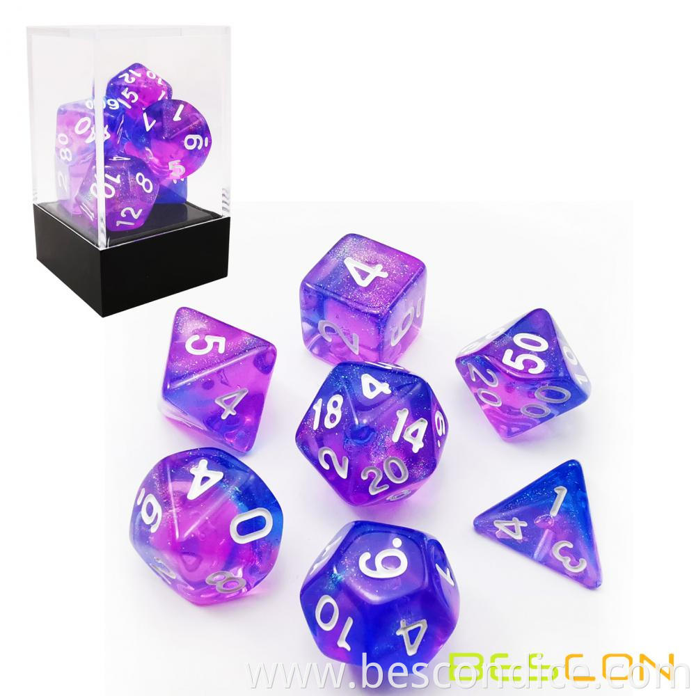 Orchid Moonstone Polyhedral Dnd Dice For D D 4